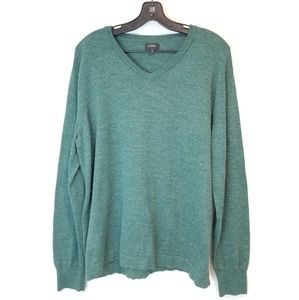 J. Crew Men's Sweater Green/Teal size L